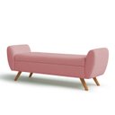 Ver imagem 3 de Recamier Bau Grecia 1,60m Suede Rose - Clique Decor Clique decorações