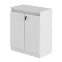 Ver imagem 1 de Balcão com Chave para Escritório Home Office ME4149 Branco - Gran Belo