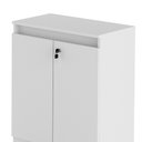 Ver imagem 7 de Balcão com Chave para Escritório Home Office ME4149 Branco - Gran Belo