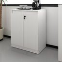 Ver imagem 4 de Balcão com Chave para Escritório Home Office ME4149 Branco - Gran Belo