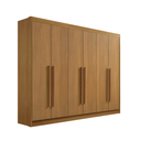 Ver imagem 1 de Guarda Roupa Casal Athos 6 Portas em Mdf Cinamomo