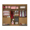 Ver imagem 2 de Guarda Roupa Casal Athos 6 Portas em Mdf Cinamomo