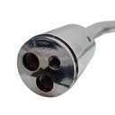 Ver imagem 7 de Bica Móvel Cromada Lavatório Quente e Fria Shark - 4908sh