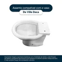 Ver imagem 3 de Tampa de Vaso em MDF De VIlle Branco para bacia Deca