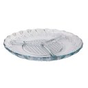 Ver imagem 1 de Petisqueira de Vidro para Petiscos de Frios Queijo Frutas Redonda 20cm Lehavi