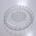 Ver imagem 2 de Petisqueira de Vidro para Petiscos de Frios Queijo Frutas Redonda 20cm Lehavi