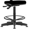 Kit 2 Cadeiras Caixa Alta Giratória Job L02 Crepe Preto - Lyam Decor - 4