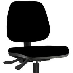 Kit 2 Cadeiras Caixa Alta Giratória Job L02 Crepe Preto - Lyam Decor - 3