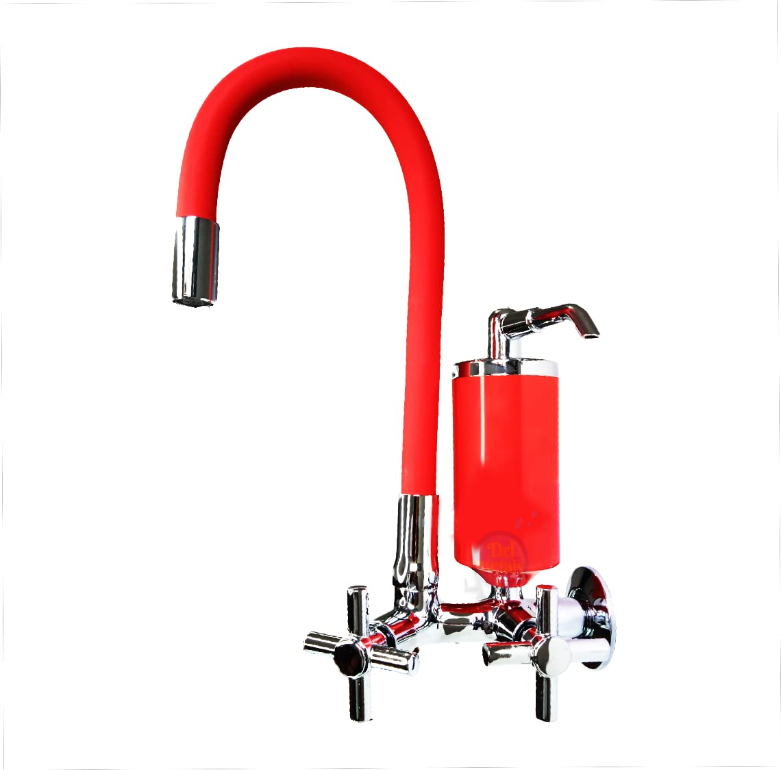 Torneira Cozinha de Filtro Vermelha Parede Gourmet Vol C-31 Casagrande Mundial Multiuso - 4