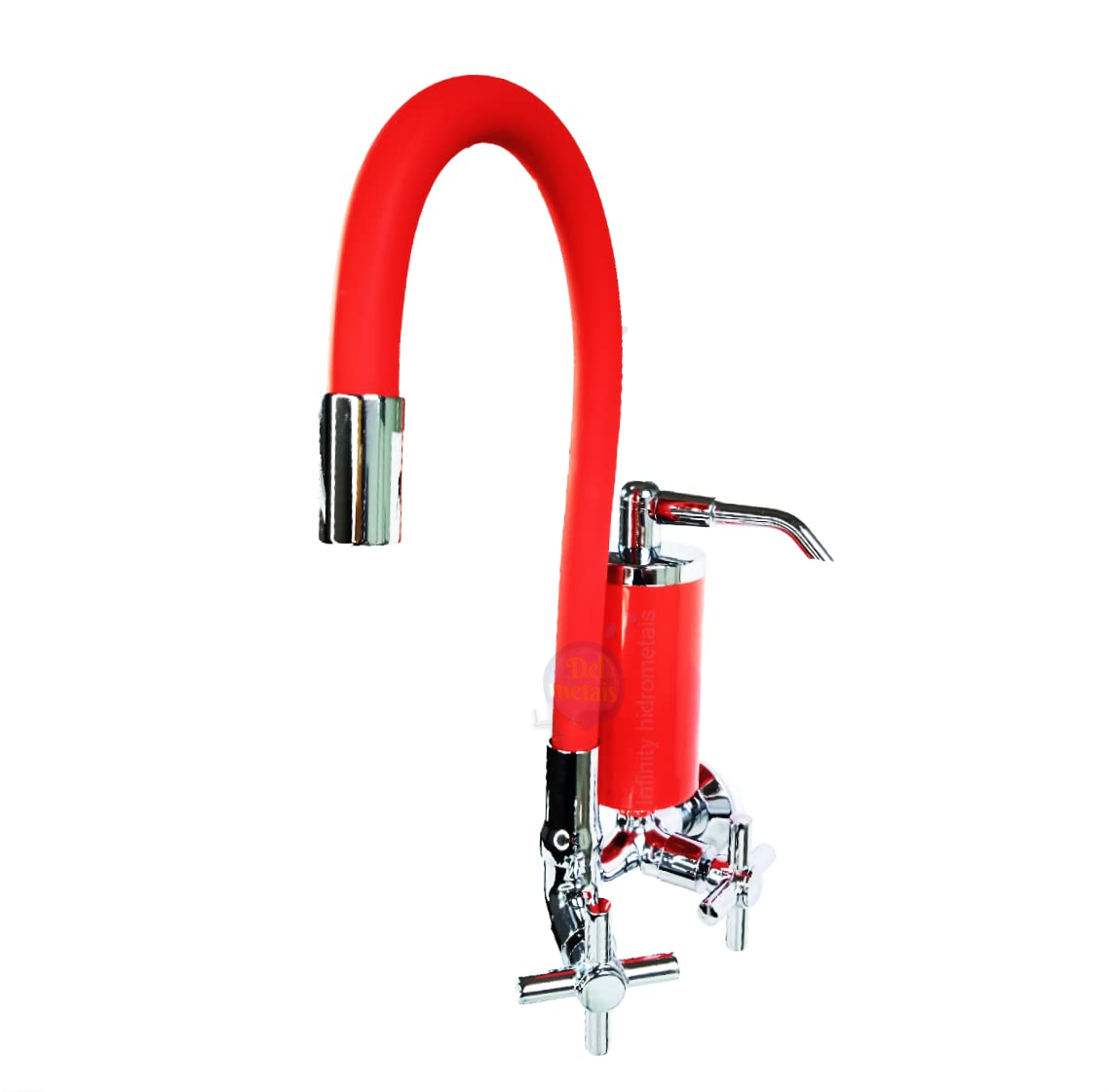 Torneira Cozinha de Filtro Vermelha Parede Gourmet Vol C-31 Casagrande Mundial Multiuso - 2