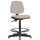 Ver imagem 1 de Cadeira Caixa Alta Giratória Job Linho Bege - Lyam Decor