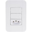 Ver imagem 1 de Conj 4x2 2 Int Simples 10 a 250 V e 1 Tomada 2p+t 10 a 250 V