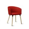 Poltrona PIX Estofada com Pés Palito Gupe Decor Índigo - 12