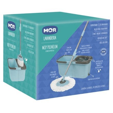 Esfregão Mop Premium Limpeza Prática Mor - 8297 - 2