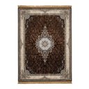Ver imagem 1 de Tapete Persa Royal Marrom 200X300cm Fio Acetinado - Ideal para Quarto e Sala