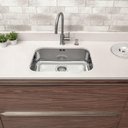 Ver imagem 4 de Cuba de Embutir Tramontina Lavínia 48 Bl Prime em Aço Inox Alto Brilho 48x34 Cm com Válvula e Sif