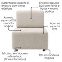 Ver imagem 5 de Poltrona Modular Block Pes Madeira Linho Tcs 701 Moll