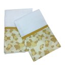 Ver imagem 3 de Kit Bebê Ursinhos 2 Fraldas de Boca Premium Bege - Lilifish