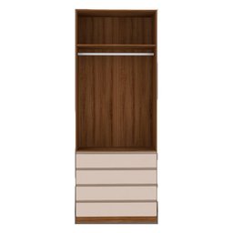 Guarda Roupa Solteiro 2 Portas 4 Gavetas 90 Cm Prime Luciane Móveis - 2 Guarda Roupa Solteiro 2 Portas 4 Gavetas 90 Cm Prime Luciane Móveis - 2