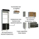 Ver imagem 5 de Armário de Cozinha Completa 270cm Branco/Preto/Rustic Jade Madesa 09