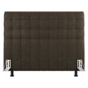 Ver imagem 3 de Cabeceira Cama Box Casal Dahlia 140cm Com Frame Suede Marrom - Desk Design