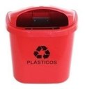 Ver imagem 1 de Cesto Individual Coleta Seletiva 40 L Para Poste Ou Parede:Azul