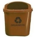 Ver imagem 4 de Cesto Individual Coleta Seletiva 40 L Para Poste Ou Parede:Azul