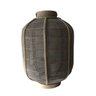 Lanterna Decorativa Redonda Telada em Bambu Cinza 54,5x30cm Mp3 Imports 9579 - 2