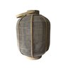 Lanterna Decorativa Redonda Telada em Bambu Cinza 54,5x30cm Mp3 Imports 9579 - 1