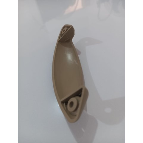 Puxador Cama Box, Comoda, Guarda Roupa, Moveis em Geral Bege 10 Peças Acompanha Parafuso 3,5x25mm
