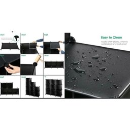 SAPATEIRA ORGANIZADOR DE ROUPAS BRINQUEDOS MULTIFUNCIONAL DESMONTAVEL ARMARIO 4 PRATELEIRAS VINTAGE - 6