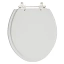Ver imagem 1 de Assento Sanitario Poliester Convencional Oval Cinza Claro para vaso Ideal Standard