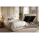 Ver imagem 3 de Cama Box Baú Novo + Colchão Anatômico Kappesberg D33 Carmine + Base Crc Corano Clean