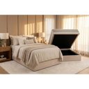Ver imagem 2 de Cama Box Baú Novo + Colchão Anatômico Kappesberg D33 Carmine + Base Crc Corano Clean