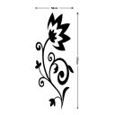 Ver imagem 2 de Adesivo de Parede Decorativo Sala Flor Grande Única