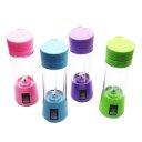 Ver imagem 5 de Mini Liquidificador Suco Portátil Trabalho Recarregável Rosa