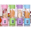 Ver mais imagens de Mini Liquidificador Suco Portátil Trabalho Recarregável Rosa