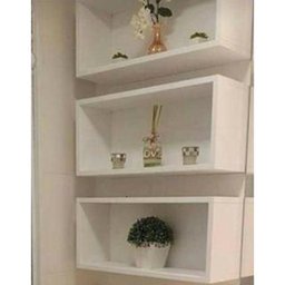 kit com 3peças 50x25x10cm  Quarto Infantil e Bebe, banheiro, sala, escritório - 1