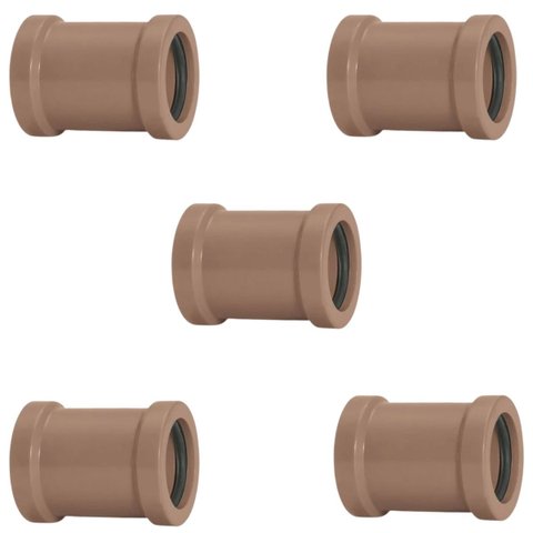 Luva de Correr 32mm Pvc Encanamento Conexão Kit 05 Un