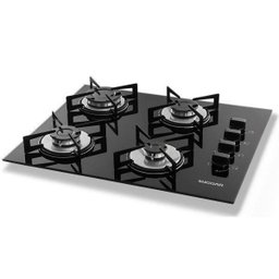 Cooktop À Gás 4 Bocas Suggar Fg4004vp Preto Bivolt - 1