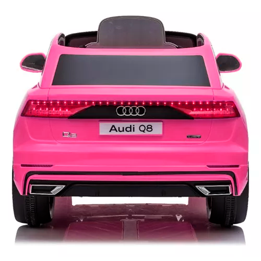 Mini Audi Q 8 Rosa Carro Elétrico Infantil A Bateria Para Crianças Motorizado Meninos Meninas Bebê - 6