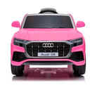 Ver imagem 2 de Mini Audi Q 8 Rosa Carro Elétrico Infantil A Bateria Para Crianças Motorizado Meninos Meninas Bebê