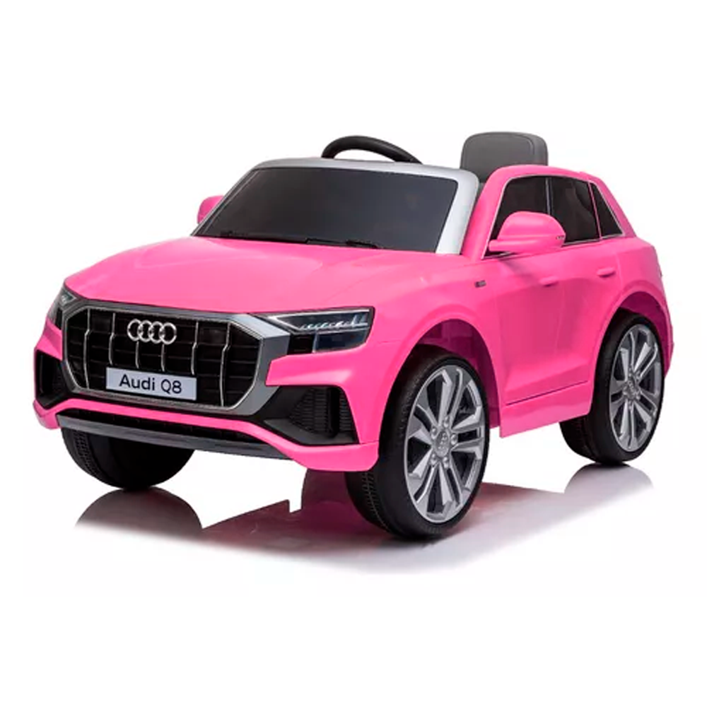 Mini Audi Q 8 Rosa Carro Elétrico Infantil A Bateria Para Crianças Motorizado Meninos Meninas Bebê