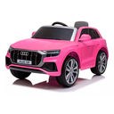 Ver imagem 1 de Mini Audi Q 8 Rosa Carro Elétrico Infantil A Bateria Para Crianças Motorizado Meninos Meninas Bebê