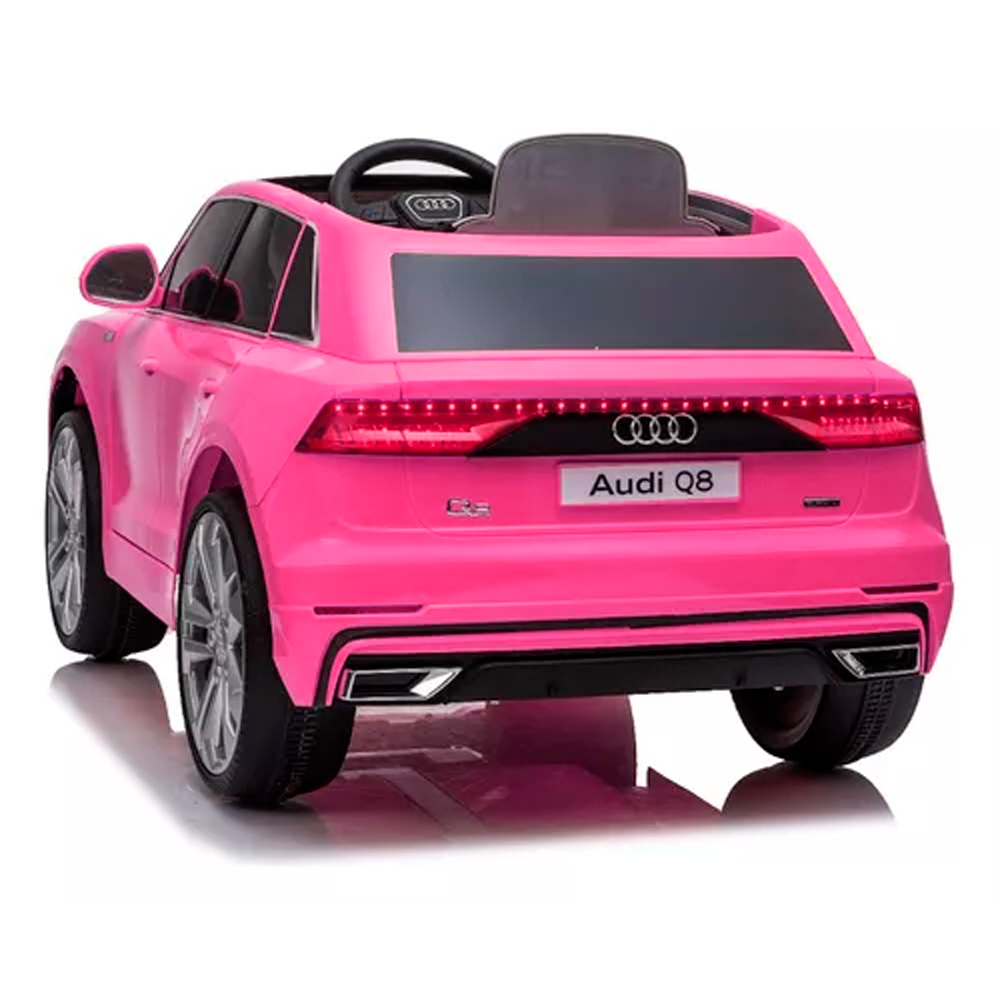 Mini Audi Q 8 Rosa Carro Elétrico Infantil A Bateria Para Crianças Motorizado Meninos Meninas Bebê - 3
