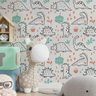 Papel de Parede Infantil Dinossauros Minimalista-60x300cm - 3