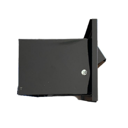 Caixa de Correio Inox Jornal Carta Moderna Preto G - 4 Caixa de Correio Inox Jornal Carta Moderna Preto G - 4