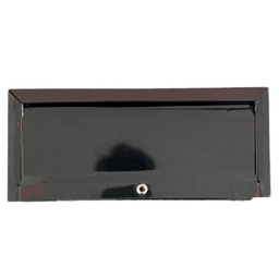 Caixa de Correio Inox Jornal Carta Moderna Preto G - 2 Caixa de Correio Inox Jornal Carta Moderna Preto G - 2