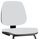 Ver imagem 2 de Cadeira de Escritório Job Fixa Couro Sintético Branco - Lyam Decor