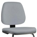 Ver imagem 3 de Kit 2 Cadeiras para Escritório Job Fixa Couro Sintético Cinza - Lyam Decor
